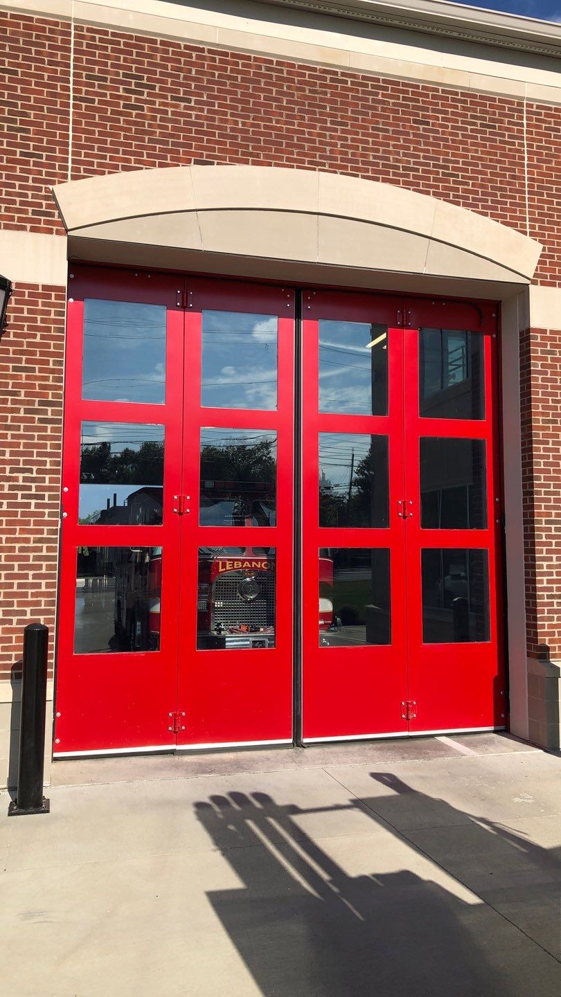 Commercial garage door service completed by Door Service Solutions in the Dayton Ohio area